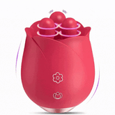 S475 Three Pistils Tongue Kneading And Vibrating Rose Toy