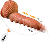 9.06in Thrusting Monster Snail Dildo Vibrator with 3 Thrusting & 9 Vibrating Modes