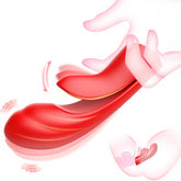 2 in 1 Flexible Finger Sleeve Clit G Spot Nipple Vibrator