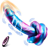 6.69‘’ Big Mouth Fantasy Dildo Vibrator with 3 Thrusting & 7 Vibration & Heating Modes