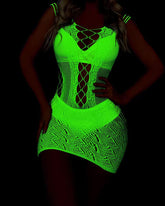 Finders Keepers - Glow in the Dark Bodystocking Dress