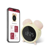 Pellegrace 2 in 1 Adult Toys App Remote Control Clit Suction Toy Discreet Alarm Clock Design