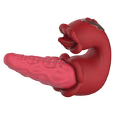 3 in 1 Rose Muncher Octopus Tentacle Swinging G-spot Vibrator