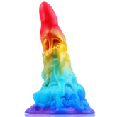 7.48‘’ AIMITEX Rainbow Ice Cream Liquid Silicone Fantasy Dildo Masturbation Massager