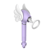 Magic Wand 4 in 1 Vacuum Suction Thrusting Clitoral G-spot Vibrator