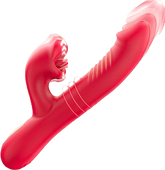 Upgraded Rose Muncher 5 In 1 Thrusting Clitoral G Spot Vibrator