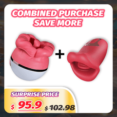 [Bundle Sale] Rose Big-Mouth Vibrator Set