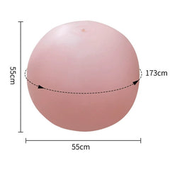 6.3‘’ Bouncy Inflatable Sex Ball with Remote Control Vibrating Realistic Dildo