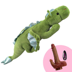 Plush Dildo Machine Thrusting Licking Dildo Machine Sex Toy With Remote Control