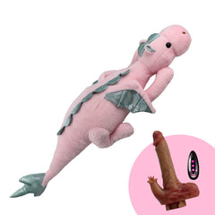 Plush Dildo Machine Thrusting Licking Dildo Machine Sex Toy With Remote Control