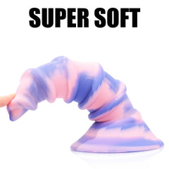 8.86‘’ AIMITEX Gold Silicone Screw Super Thick Penis Butt Plug Anal Sex Toy