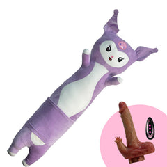 Plush Dildo Machine Thrusting Licking Dildo Machine Sex Toy With Remote Control