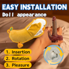 Plush Dildo Machine Thrusting Licking Dildo Machine Sex Toy With Remote Control