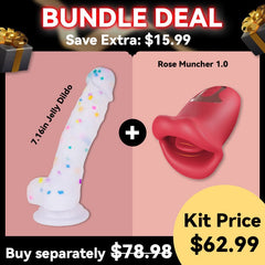 Rose Muncher 10 Biting Vibrating Modes Stimulate Nipple Clitoral Women Vibrator