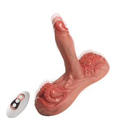 4 in 1 Sit and Ride Monster Dildo Vibrator with Remote Control