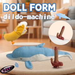 Plush Dildo Machine Thrusting Licking Dildo Machine Sex Toy With Remote Control