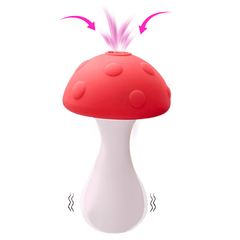 Mushroom Clitoral Sucking Stimulation Vibrator With Luminous Dust Cover