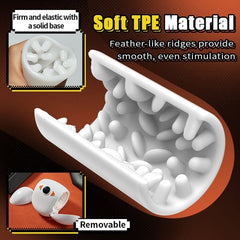 Auot Thrusting Vibrating Testicle Glans Stimulation Male Stroker