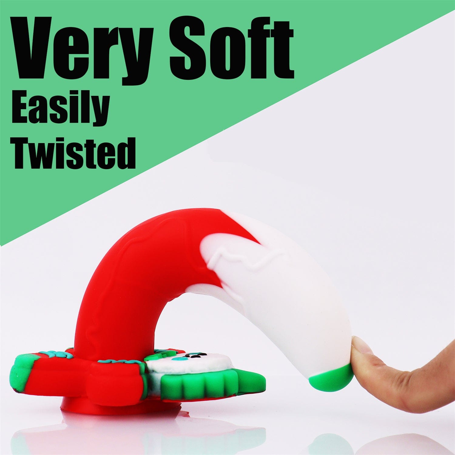 7.08‘’ AIMITEX Gingerbread Man Dildo Suction Cup Manual Masturbator