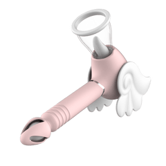 Magic Wand 4 in 1 Vacuum Suction Thrusting Clitoral G-spot Vibrator