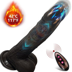 6.6‘’ Vibrating Thrusting Swing Thick Long Lifelike Dildo With Remote Control