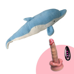 Plush Dildo Machine Thrusting Licking Dildo Machine Sex Toy With Remote Control