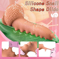 9.06in Thrusting Monster Snail Dildo Vibrator with 3 Thrusting & 9 Vibrating Modes