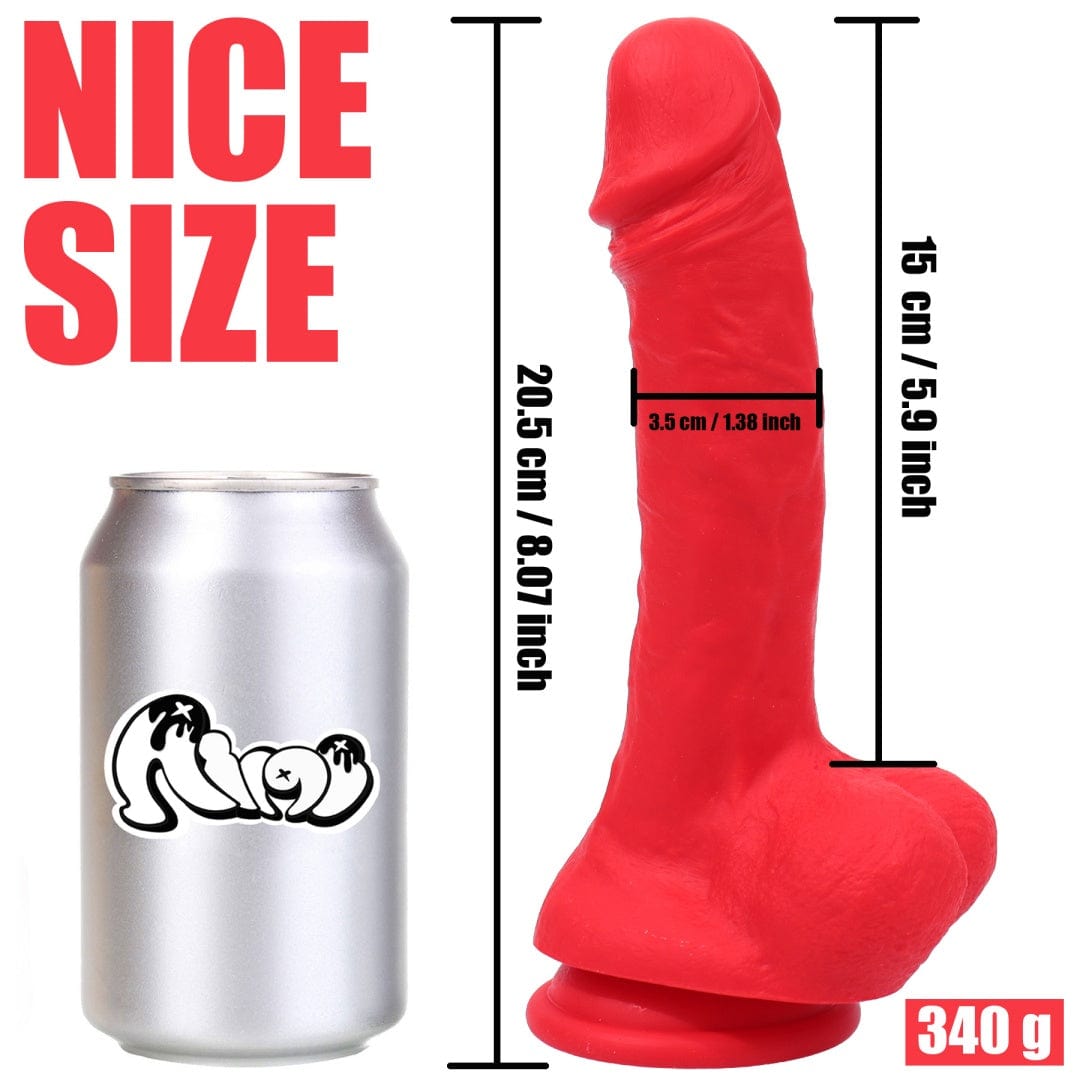 5.9‘’ AIMITEX five colors long silicone dildo