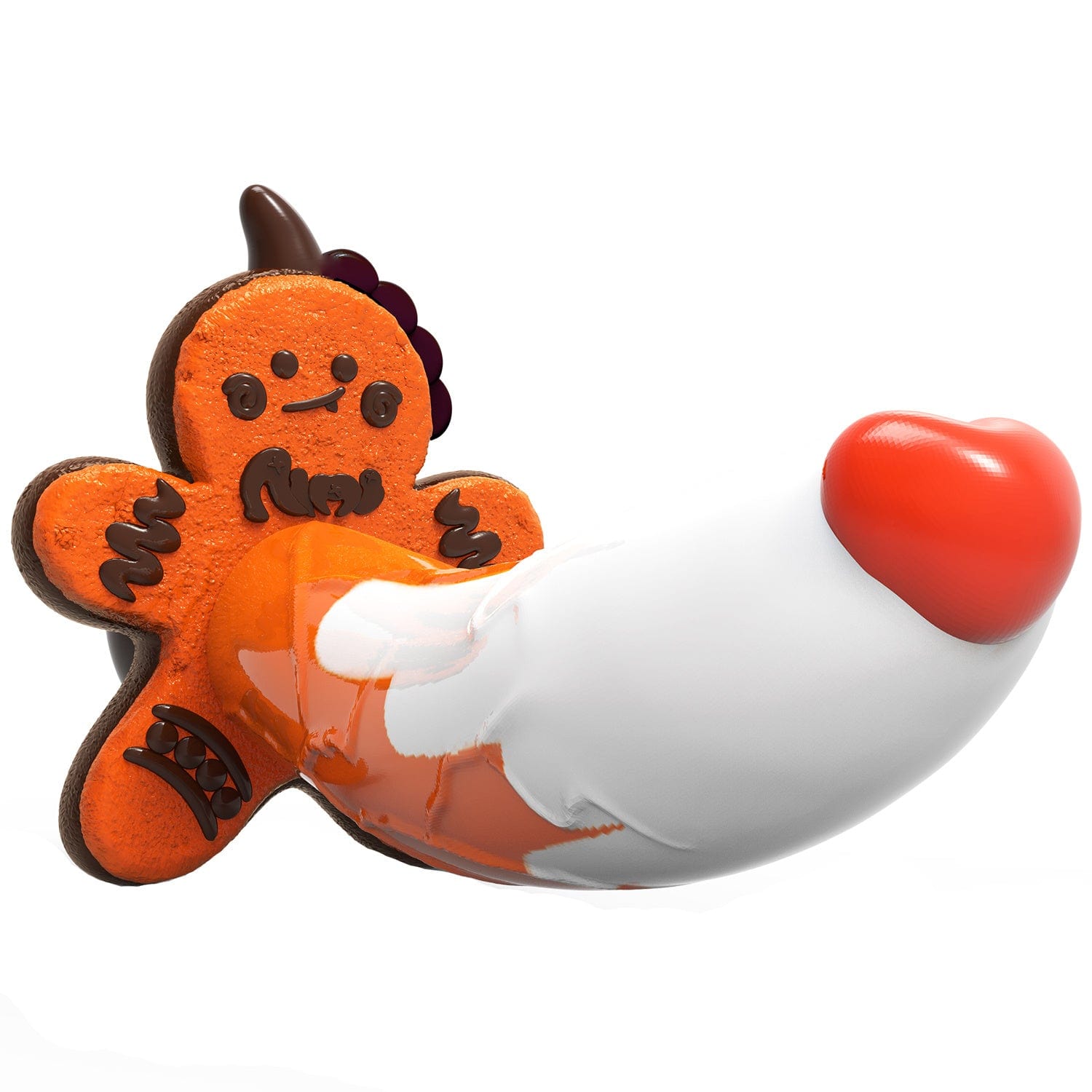 7.08‘’ AIMITEX Gingerbread Man Dildo Suction Cup Manual Masturbator