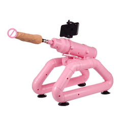 Pink Wire-controlled Telescopic Silent Dildo Machine