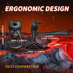 Bull Demon King Anal Toy Vibrator Male Prostate Massager Delay Ejaculation