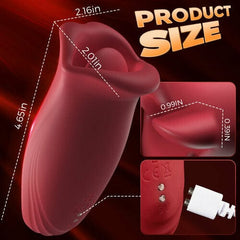 Rose Muncher 10 Biting Vibrating Modes Stimulate Nipple Clitoral Women Vibrator