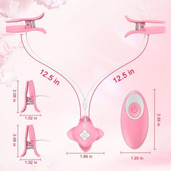 Vibrating Nipple Clamps Nipple Stimulation With Remote Control