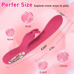 2 In 1 Rabbit G Spot Vibrator For Clitoris G-spot Stimulation
