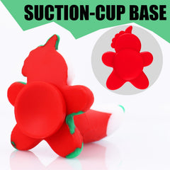 7.08‘’ AIMITEX Gingerbread Man Dildo Suction Cup Manual Masturbator