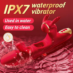 Angel 10 Tapping 7 Flapping Rabbit G Spot Vibrator