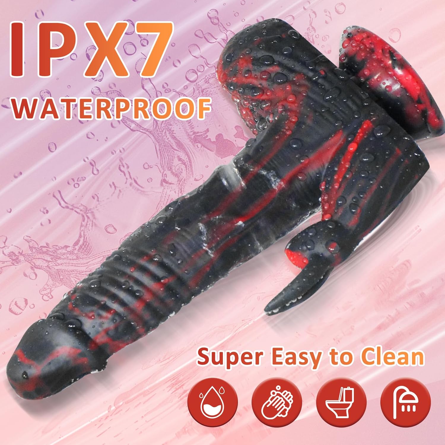 8.26In Rabbit Thrusting Rotation Non-Realistic Dildo Clit G-Spot Vibrator