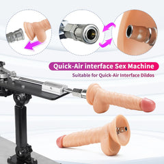 2-In-1 Handheld Automatic Thrusting Sex Machine Remote Control Sex Toy