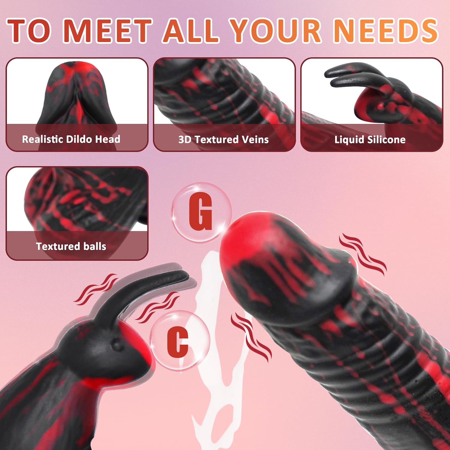 8.26In Rabbit Thrusting Rotation Non-Realistic Dildo Clit G-Spot Vibrator