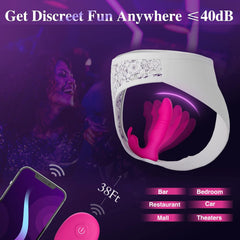 3 In 1 Bunny Wearable Thrusting G Spot Vibrator App Remote Control