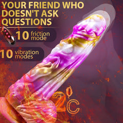6.6‘’ Huge Monster Fantasy Dildo Thrusting Vibrator