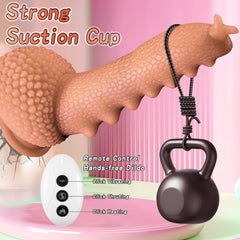 9.06‘’ Thrusting Monster Snail Dildo Vibrator with 3 Thrusting & 9 Vibrating Modes