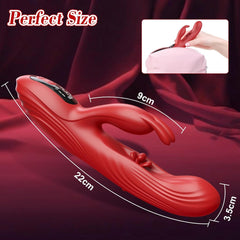 3 In 1 Rabbit Flapping G Spot Vibrator