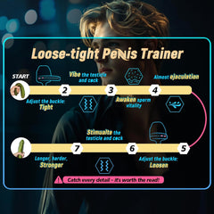 3-in-1 Vibrating Testicle Taint Anal Stimulator with Adjustable Vibrating Cock Ring