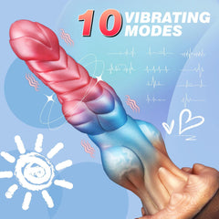 8.66‘’ Monster Dildo Huge Dildo Thick Anal Dildo With Thrusting & Viration