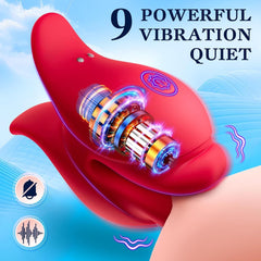 Mouth-shaped Nipple Clamps Stimulator with APP Remote Control