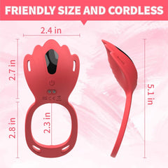 Wearable Panty Vibrator Vibrating Penis Ring Clitoral Stimulator 9 Vibration Modes