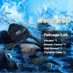 3-in-1 Vibrating Testicle Taint Anal Stimulator with Adjustable Vibrating Cock Ring