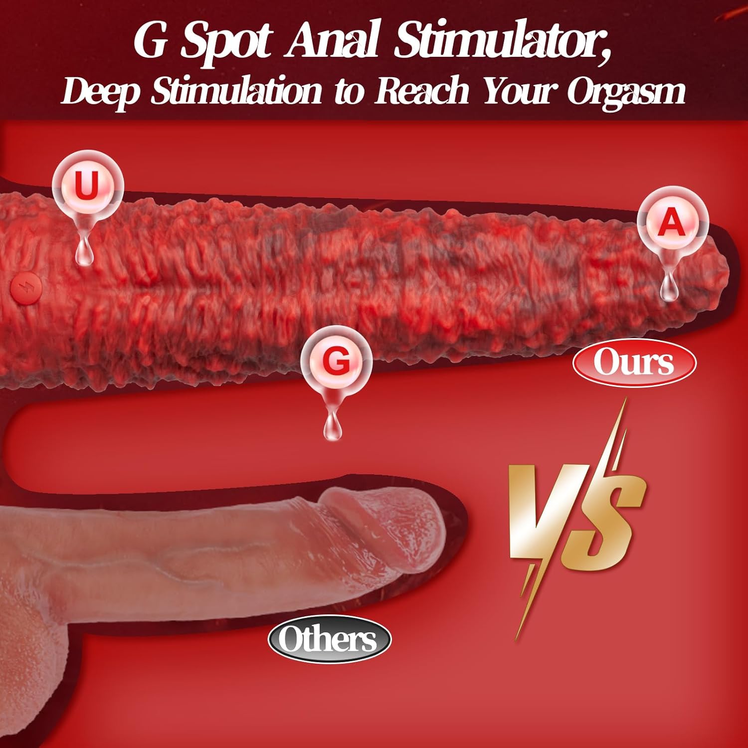 9.5‘’ Realistic Monster Tongue Thrusting Dildo Vibrator With Remote Control