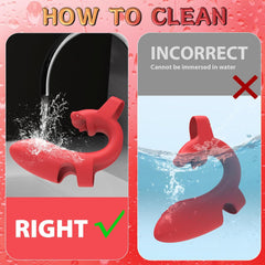 Finger Vibrator Rose Tongue Licking Clitoris G Spot Vibrator